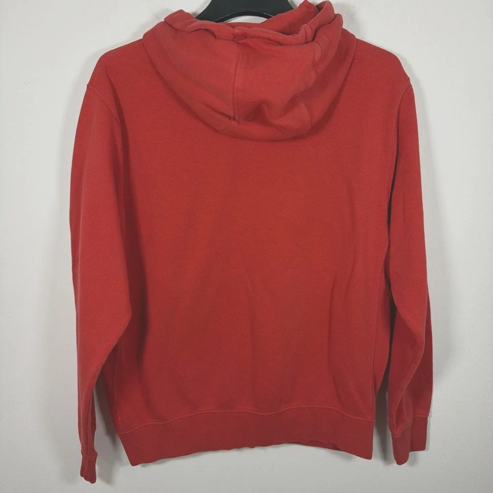 Nike Sportswear Club Pullover Hoodie Sweatshirt Red Size Medium Classic Athletic